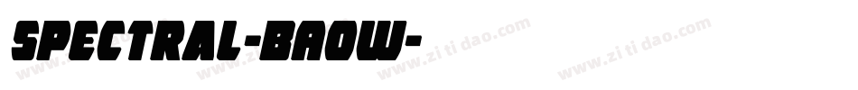 Spectral-BAow字体转换
