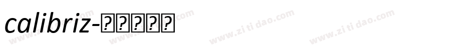calibriz字体转换