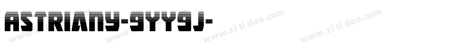 Astriany-9YY9j字体转换