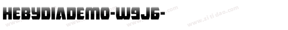 HebydiaDemo-w9J6字体转换