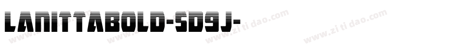 LanittaBold-5D9j字体转换