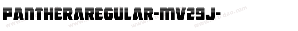 PantheraRegular-MVZ9J字体转换 PantheraRegular-MVZ9J字体转换