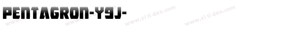 Pentagron-Y9j字体转换