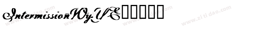 Intermission-WyYE字体转换