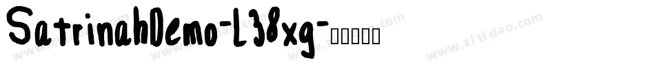 SatrinahDemo-L38xg字体转换