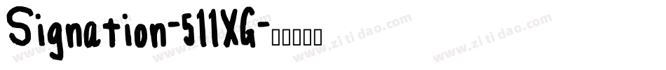 Signation-511XG字体转换 Signation-511XG字体转换