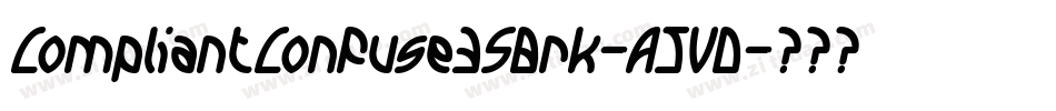 CompliantConfuse3SBrk-A5VD字体转换