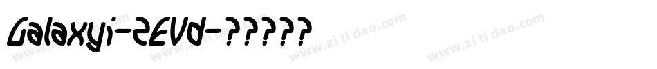 Galaxyi-2EVd字体转换