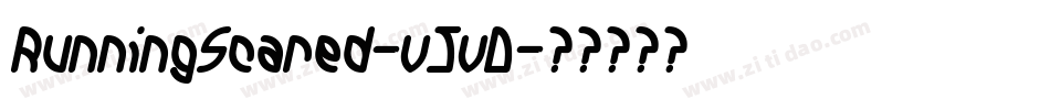 RunningScared-v5vD字体转换