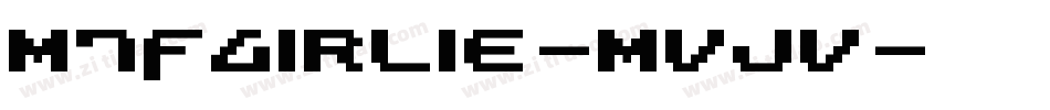 MtfGirlie-mVJv字体转换