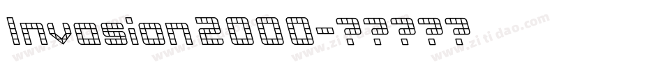 Invasion2000字体转换