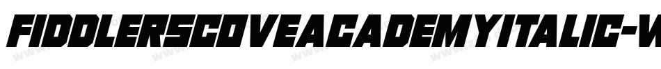 FiddlersCoveAcademyItalic-w00z字体转换