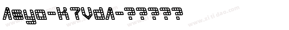Asya-K7VdA字体转换