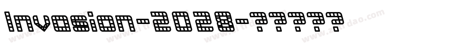 Invasion-2028字体转换
