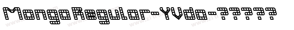 MongaRegular-YVda字体转换