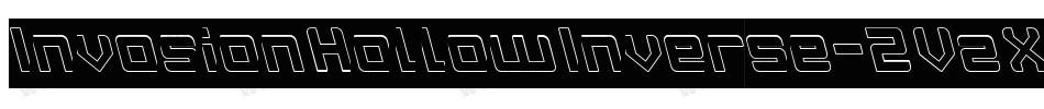 InvasionHollowInverse-2VzX字体转换