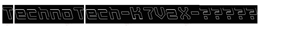 TechnoTech-K7VzX字体转换