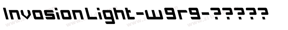 InvasionLight-w9r9字体转换