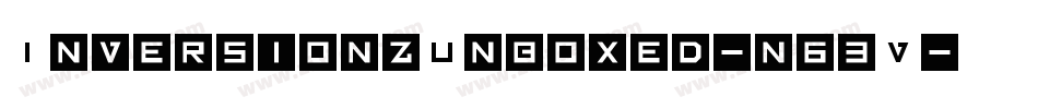 InversionzUnboxed-n63V字体转换