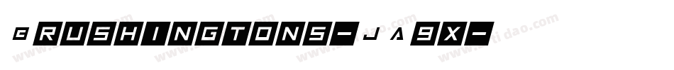 Brushingtons-JA9x字体转换