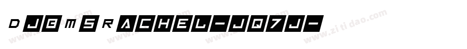 DjbMsRachel-jq7j字体转换