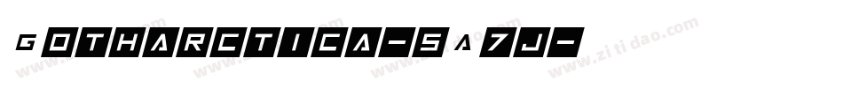 Gotharctica-5A7j字体转换