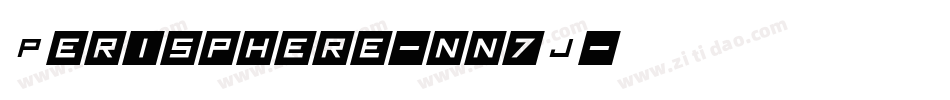 Perisphere-nn7J字体转换