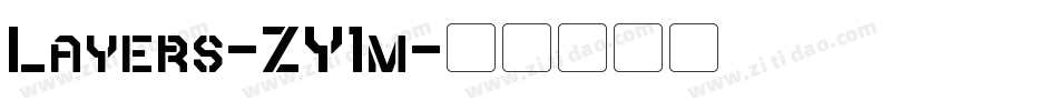 Layers-ZY1m字体转换