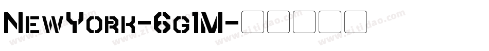 NewYork-6g1M字体转换