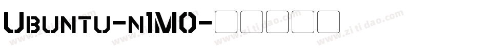 Ubuntu-n1M0字体转换