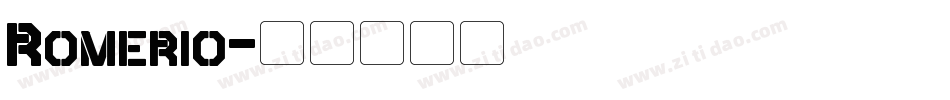 Romerio字体转换