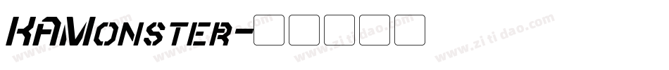 KAMonster字体转换