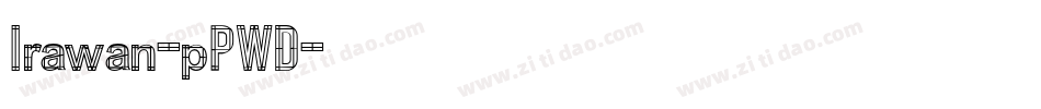 Irawan-pPWD字体转换