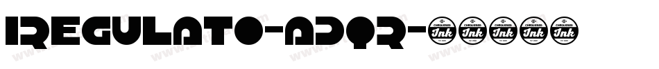 IregulaTo-adqR字体转换