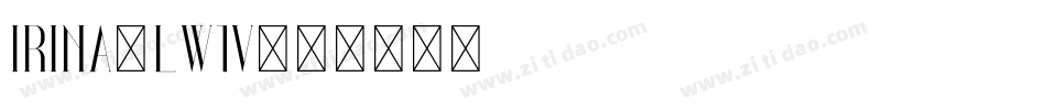 Irina-lw1V字体转换