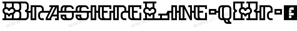 BrassiereLine-qXr字体转换
