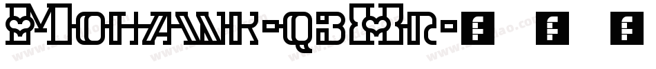 Mohawk-q3Xr字体转换