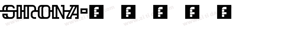 sirona字体转换
