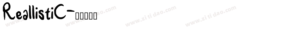 ReallistiC字体转换