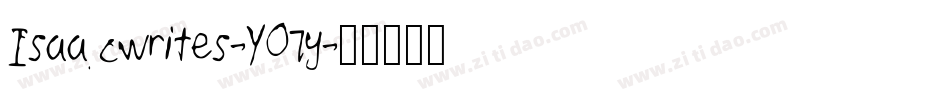 Isaacwrites-Y07y字体转换