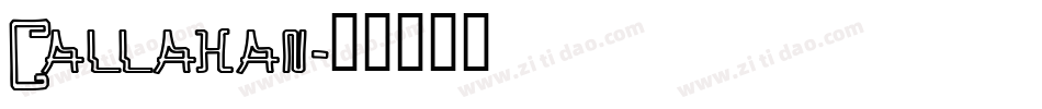 Callahan字体转换