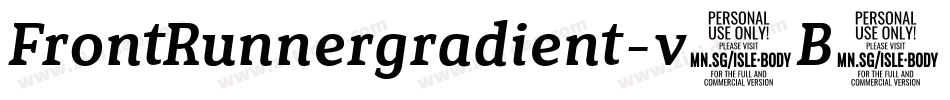 FrontRunnergradient-v9B9字体转换