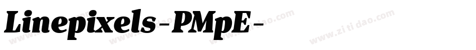 Linepixels-PMpE字体转换