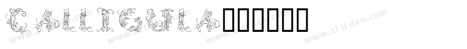 Calligula字体转换