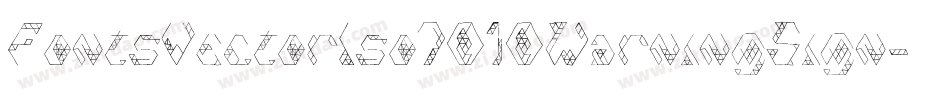 FontsVectorIso7010WarningSign字体转换