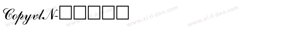 CopyvlN字体转换