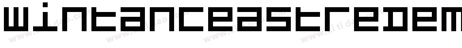 WintanceastreDemoRegular-lrXq字体转换