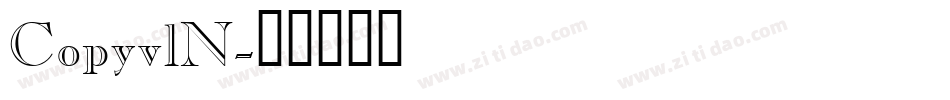 CopyvlN字体转换