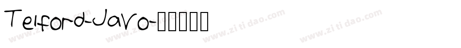 Telford-JaVo字体转换
