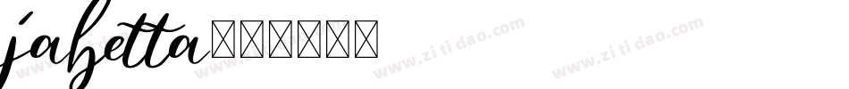 Jabetta字体转换